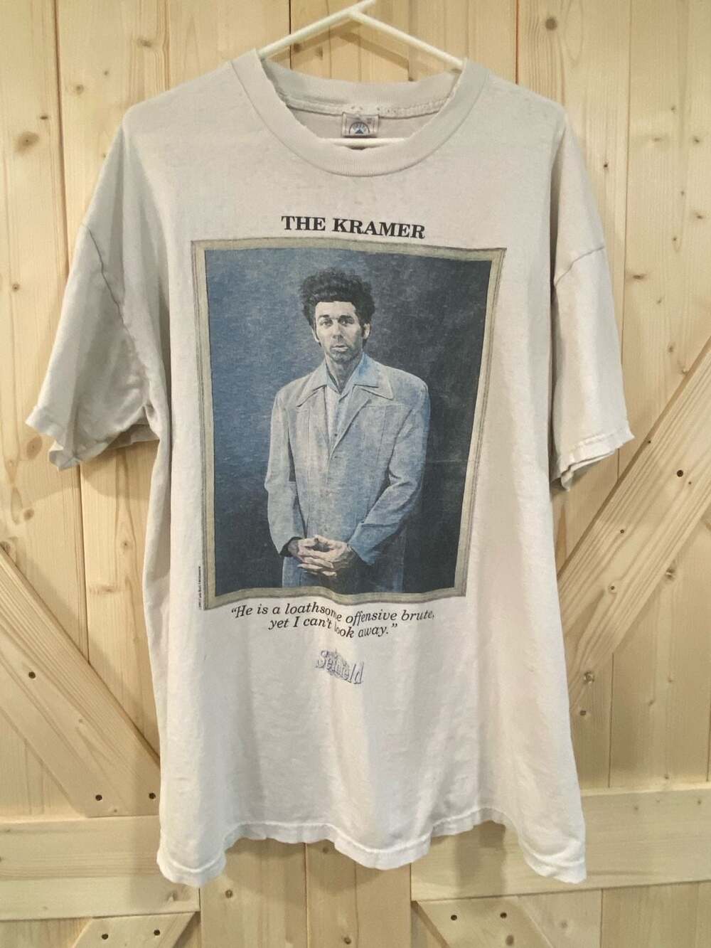 Vintage 1993 Seinfeld The Kramer TV Show Promo T-Shirt XL